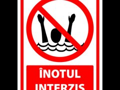 Indicator pentru inotul interzis