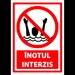 Indicator pentru inotul interzis